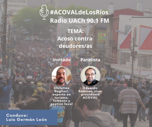 #ACOVALdeLosRíos en Radio UACh: Acoso contra deudores/as