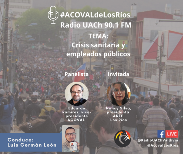 #ACOVALdeLosRíos en Radio UACh: Crisis Sanitaria y Empleados Públicos