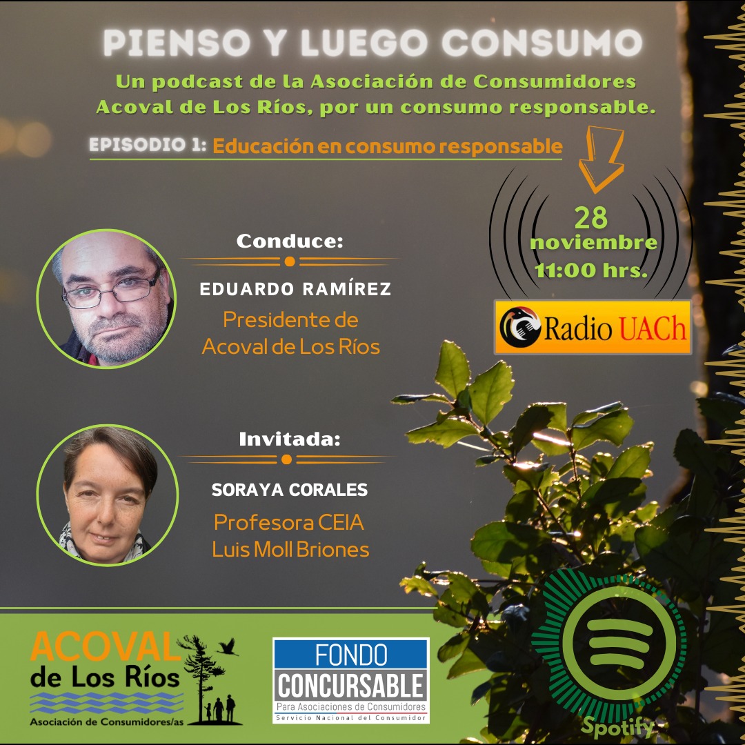 Acoval de Los Ríos lanza podcast sobre consumo responsable